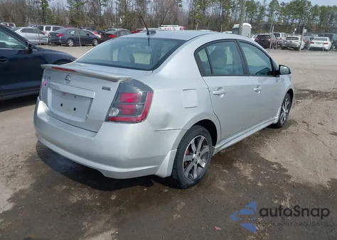 2012 Nissan Sentra 2.0 из США, поврежденный, VIN 3N1AB6AP3CL686414